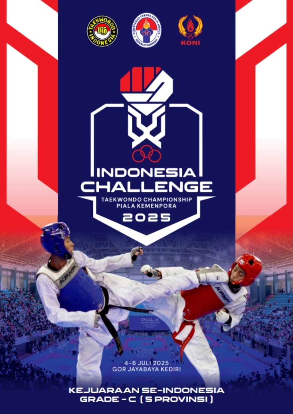 Ajang Pertarungan Prestasi Taekwondo di Tanah Air Dojang Kantor Daerah Sumba Timur