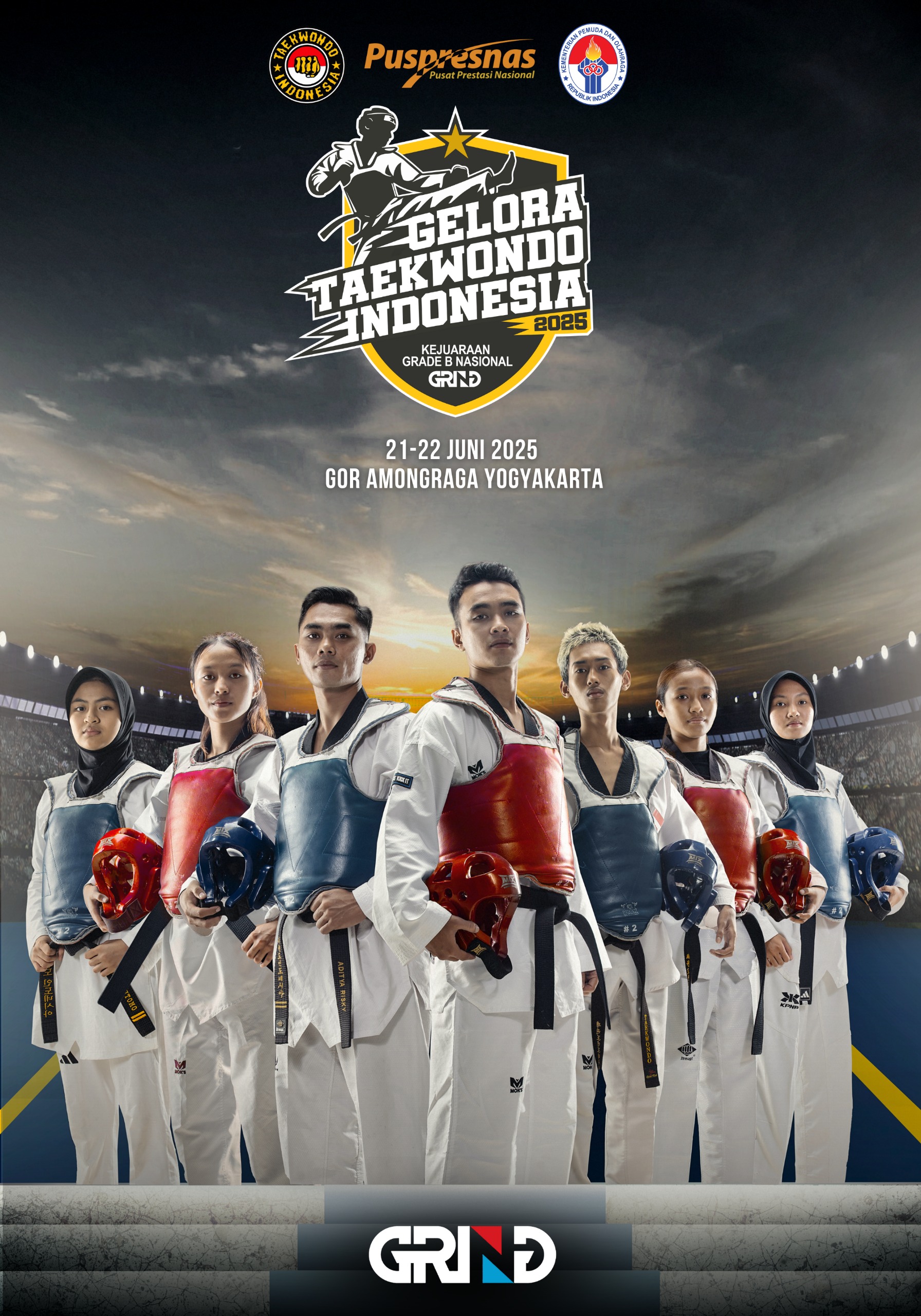 Panggung Juara Taekwondo Indonesia Dojang Kantor Daerah Sumba Timur
